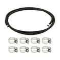 thumbnail image 1 of Kit de línea de combustible Unique Bargains 1/4" 9.84 pies manguera de vacío manguera de combustible automotriz con 8 abrazaderas 1 juego, 1 of 1