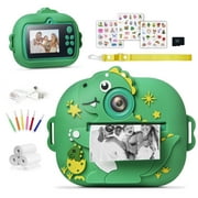 Kids Camera Instant Print,1080P HD Digital Camera with 32GB Card,Birthday Gift Toys for Boys Girls