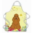 thumbnail image 1 of Carolines Treasures BB6095APRON Easter Eggs Cocker Spaniel Red Apron, 1 of 4