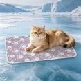 thumbnail image 4 of Dog Cooling Mat Large, Ice Silk Cooling Blanket for Dogs and Cats, Soft Self Cooling Pet Mat Pad Indoor Outdoor Portable Summer Resting Surface, 4 of 7