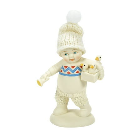 Department 56 Snowbabies Collecting the Baby Puffins Figurine 4.5in H