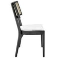 thumbnail image 6 of Modway Caledonia Wood Dining Chair in Black White, 6 of 8