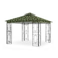 thumbnail image 1 of Garden Winds Replacement Canopy Top Cover for the GT Geo Gazebo -Standard 350 - Camo Green, 1 of 8