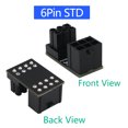 thumbnail image 4 of Conector en ángulo de 2x180 grados adaptador de corriente en ángulo, 4 of 8