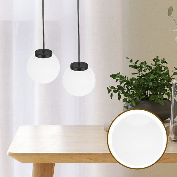 Round Glass Globe Lampshade for Pendant Light Textured Globe Lampshade Ceiling Glass Lamp Cover