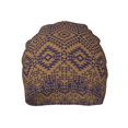 thumbnail image 3 of Bonnets pour Hommes et Femmes, Motifs Texturés Style Aztèque Chapeau Tricoté Unisexe Adulte Hiver Chaud Skull Cap, 3 of 6