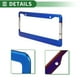 thumbnail image 5 of Marco de Placa de Matrícula de Acero Inoxidable para Automóvil Delante Detrás Soporte de Placa de Matrícula 2 Agujeros Azul Horneado 1 Pc Marco Ancho de Agujero Redondo, 5 of 7