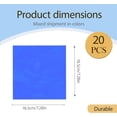 thumbnail image 2 of 20 Pcs Coloured Cellophane Sheets for Crafts Vibrant Colored Plastic Sheets for DIY Arts and Decoration Versatile and Easy to Use, 2 of 5