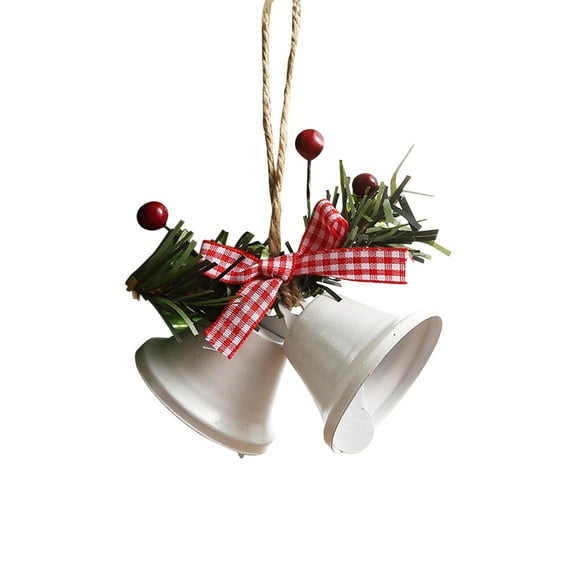 matoen Christmas Bell Pendant Metal Bell Ornament Christmas Decorations Pendant, Home Decor, Gift, on Clearance