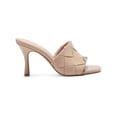 thumbnail image 3 of INC Womens Beige Woven Cushioned Liah Square Toe Stiletto Slip On Dress Sandals Shoes 5.5 M, 3 of 3