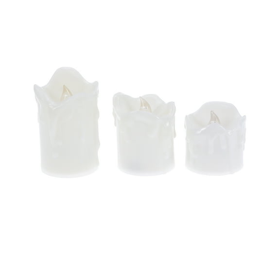 WHAMVOX  3 PCS Remote Control Candle Light Eco-friendly Candles