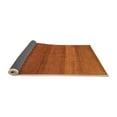 thumbnail image 2 of Ahgly Company Indoor Square Abstract Orange Modern Area Rugs, 6' Square, 2 of 4
