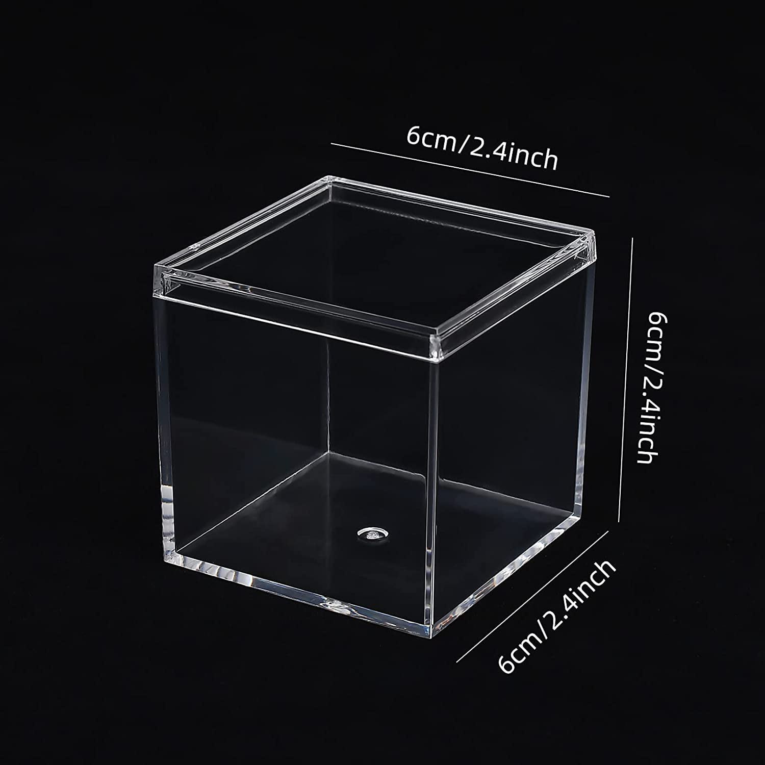 Sohindel Durable and Convenient: Experience The Quality of Clear Plastic Boxes with Lids4 Pack