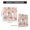thumbnail image 3 of PAYOHTO Toggle Light Switch Wall Plate Bright Floral Red and Blue Flowers Double Switch Cover Standard Size 2-Gang 4.50" x 4.5" Unbreakable Polycarbonate Thermoplastic, 3 of 6
