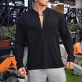 thumbnail image 2 of Men's Basketball Solid - Stripe Stretch Sports T - Shirt for Autumn Running and Training, 2 of 4