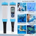 thumbnail image 4 of 5 In 1 Digital Acidity TDS Meter Temperature Tester Conductivity Water Filter Purity Pen with Backlight, 4 of 17