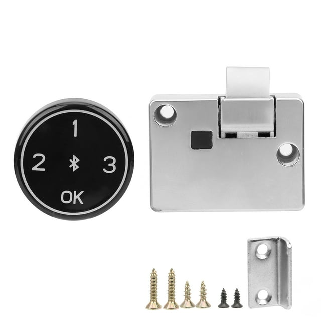 Cerradura de gabinete con contraseña Seguridad para el hogar Antirrobo Tiempo de espera prolongado Recargable con puerto USB