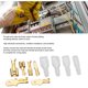 thumbnail image 4 of Cold Pressed Gold Male Female Spade Connector Kit - 135 Pieces, 2.8/4.8/6.3mm, for Secure Electrical Connections, 4 of 5