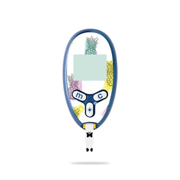 MightySkins ABFRLI-Funky Pineapples Skin for Abbott FreeStyle Lite - Funky Pineapples