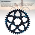 thumbnail image 4 of Bike Chainring, Positive Negative Tooth Design Aluminum Alloy Hollow Integrated Direct Mount Structure, for GXP Standard Interface, 4 of 7