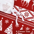 thumbnail image 4 of ZACOO Christmas Decor Duvet Cover Reversible Printed Comforter Cover Set King Xmas Holiday Bedding, Soft Microfiber 104"x90" Red Duvet 20"x36" Pillow Shams, 3 Piece, 4 of 7