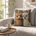 thumbnail image 4 of Throw Pillow Covers 18x18 Inch, Decorative Square Pillowcases, Farmhouse Holiday Cushion Covers for Couch Sofa Living Room Bedroom Outdoor Home Decor, 4 of 8