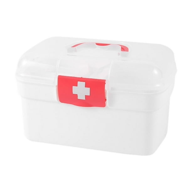 Botiquines de primeros auxilios, caja médica con compartimento dividido, estuche de primeros auxilios, coche, juguete, oficina L