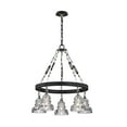 thumbnail image 2 of Troy Lighting Menlo Park 5-LT Chandelier Small - Deep Bronze - F6055, 2 of 2