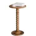 thumbnail image 7 of CONCETTA Modern Round Side Table, Accent End Table with Solid Wood Spindle, Small Drink Table for Living Room, Bedroom, Couch, Office, Brown, 7 of 7