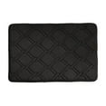 thumbnail image 2 of JOGZMZ Rugs Ultra Absorbent Non-Slip Memory Foam Machine Washable Soft Velvet Bath Mats and Slow Rebounds Thickened Floor Mat Easier to Dry for Bathroom Floor Black 15.74x23.62in, 2 of 8