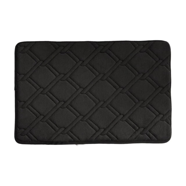 Ohufall Home Decor Bathroom Rugs Non Slip Washable Rugs Absorbent Non Slip Foam Slow Rebound Thickened Machine Washable Soft Velvet Bath Mat Easier To Dry