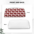 thumbnail image 5 of Uemuo Cute Red Crab Printed Leather Pencil Case, Pencil Pouch, Portable Pencil Bag, Pen Case for& Office, 5 of 7