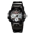 thumbnail image 4 of Skmei 2398 Men's Digital Watch with 50M Waterproof, Japanese Battery Electronic Movement, PC Case & Silicone Strap - Features Dual Display, EL Luminous, Stopwatch, Countdown, Alarm, Date/Week, 4 of 7