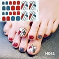 thumbnail image 1 of PVCS Foot Stickers Foot Nail Stickers Waterproof For Female DIY Nail Decoration Art, 1 of 2
