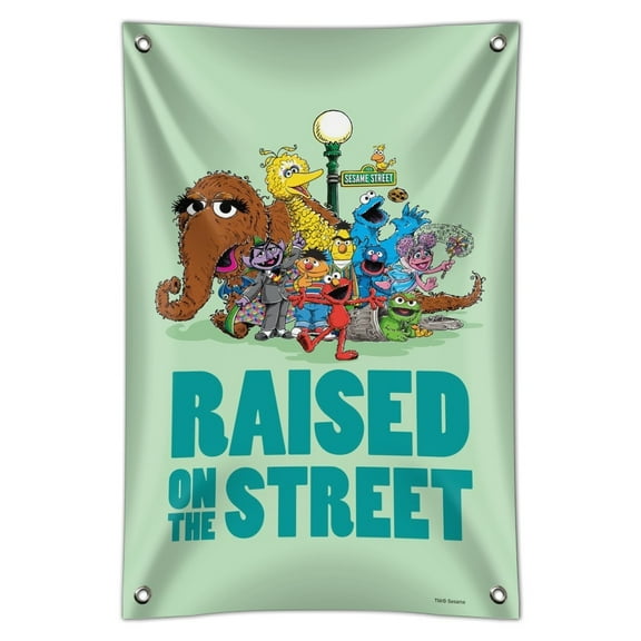 Sesame Street Raised on the Street Home Business Office Sign