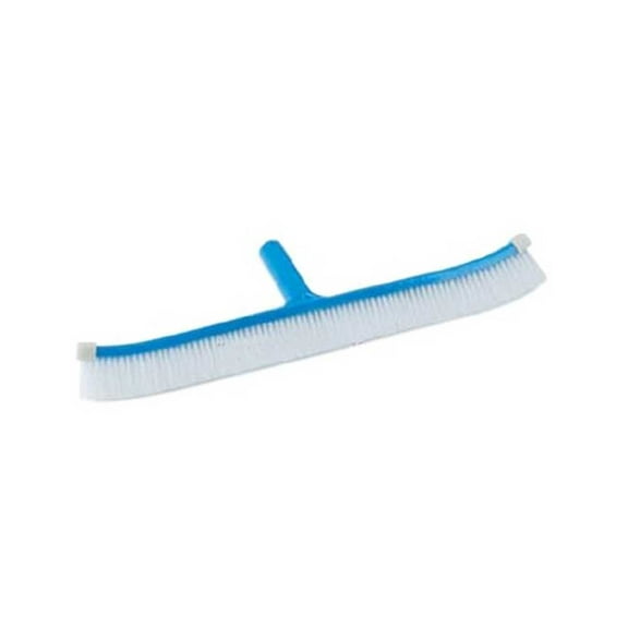 Pentair R111386 912VL 18" Curved Brush Molded Back End Cap White Nylon Bristles
