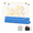 Blue, variant on TOKKY LED Drawing Board, 16" Rechargeable Glow Drawing Pad for Kids, 9 Colors Glow Doodle Board, Pink
