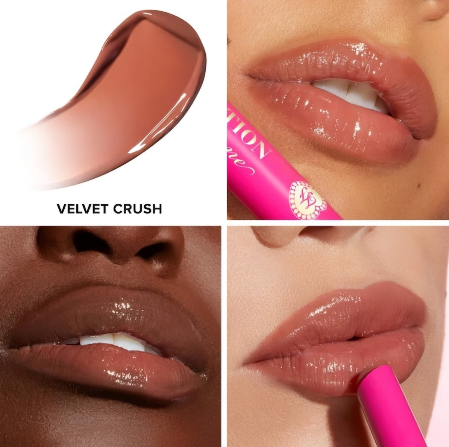 Too Faced Lip Injection Extreme Plumping Clicks Lip Gloss Color: Velvet Crush Size: N/A