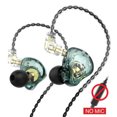 thumbnail image 2 of TRN MT1 Auriculares Auriculares indoloros a prueba de sudor Auriculares con cancelación de ruido Auriculares para correr Silicona Conducción Altavoz Runner sin micrófono Verde seitruly EL005144-01B, 2 of 2