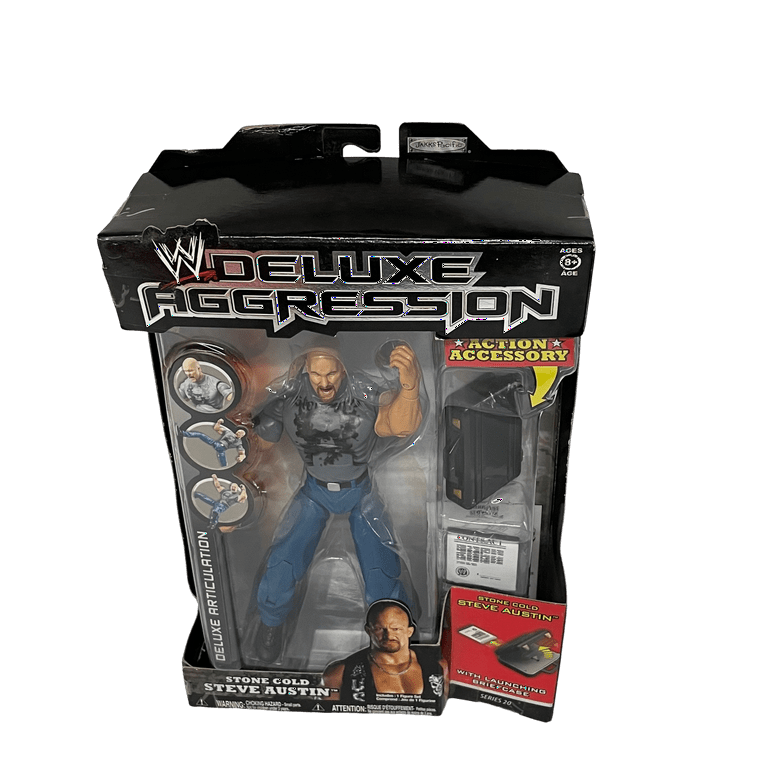 Jakks Pacific WWE Series 20 Stone Cold Steve Austin Deluxe Aggression Figure