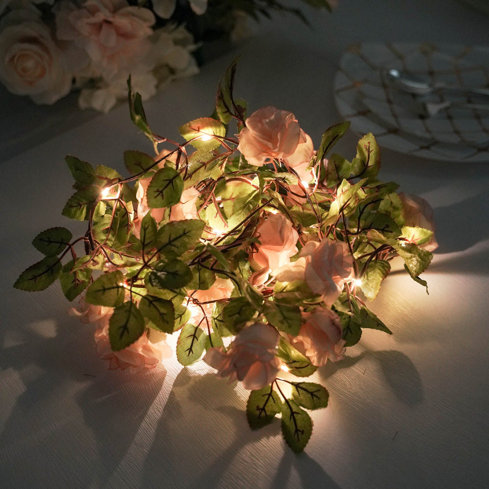 3 pcs 72" LED White Calla Lily Fairy Lights Wedding Centerpieces Party Wholesale 