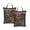 2PCS, variant on Dragon Chinese Style Chinoiserie Travel Dirty Laundry Bag 1 PC , Portable Hanging Storage Bag for Gym Camping Beach Business Trips