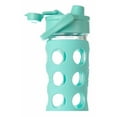 thumbnail image 2 of Lifefactory 22 oz. Turquoise Flip Cap Glass Bottle One Size, 2 of 2