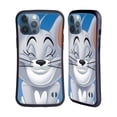 thumbnail image 1 of Head Case Designs Officially Licensed Tom and Jerry Full Face Nibbles Hybrid Case Compatible with Apple iPhone 13 Pro Max, 1 of 7