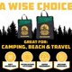 thumbnail image 2 of Wise Owl Outfitters Toalla De Camping De Microfibra – Toalla De Secado Rápido Para Viajes, Mochileros, Senderismo, Playa, Gimnasio Y Yoga – Compacta De Secado Rápido Y Ligera, 2 of 5