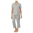 thumbnail image 6 of Secret Treasures Women's and Women's plus Traditional Short Sleeve Notch Collar Knit PJ, 6 of 7