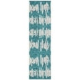 thumbnail image 2 of Addison Rugs Chantille Indoor/Outdoor Transitional Stripes Teal Washable Runner Rug, 2'3" x 7'6", 2 of 6
