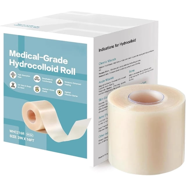 Rollo hidrocoloide para el cuidado de heridas Suphan de 5 cm x 5 m