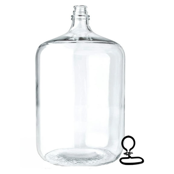 Home Brew Ohio 6.5 Gallon Glass Carboy with Carboy Handle