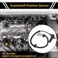 thumbnail image 2 of Unique Bargains 1 Pc No.038957147E Crankshaft Position Sensor for AUDI A4 B5 1.9 TDI 2000 Sturdy Car Engine Crank CKP Sensor, 2 of 6